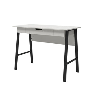 Ameriwood Home Oxford Computer Desk with Drawer - White/Black