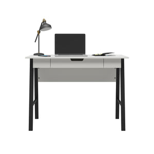 Ameriwood Home Oxford Computer Desk with Drawer - White/Black