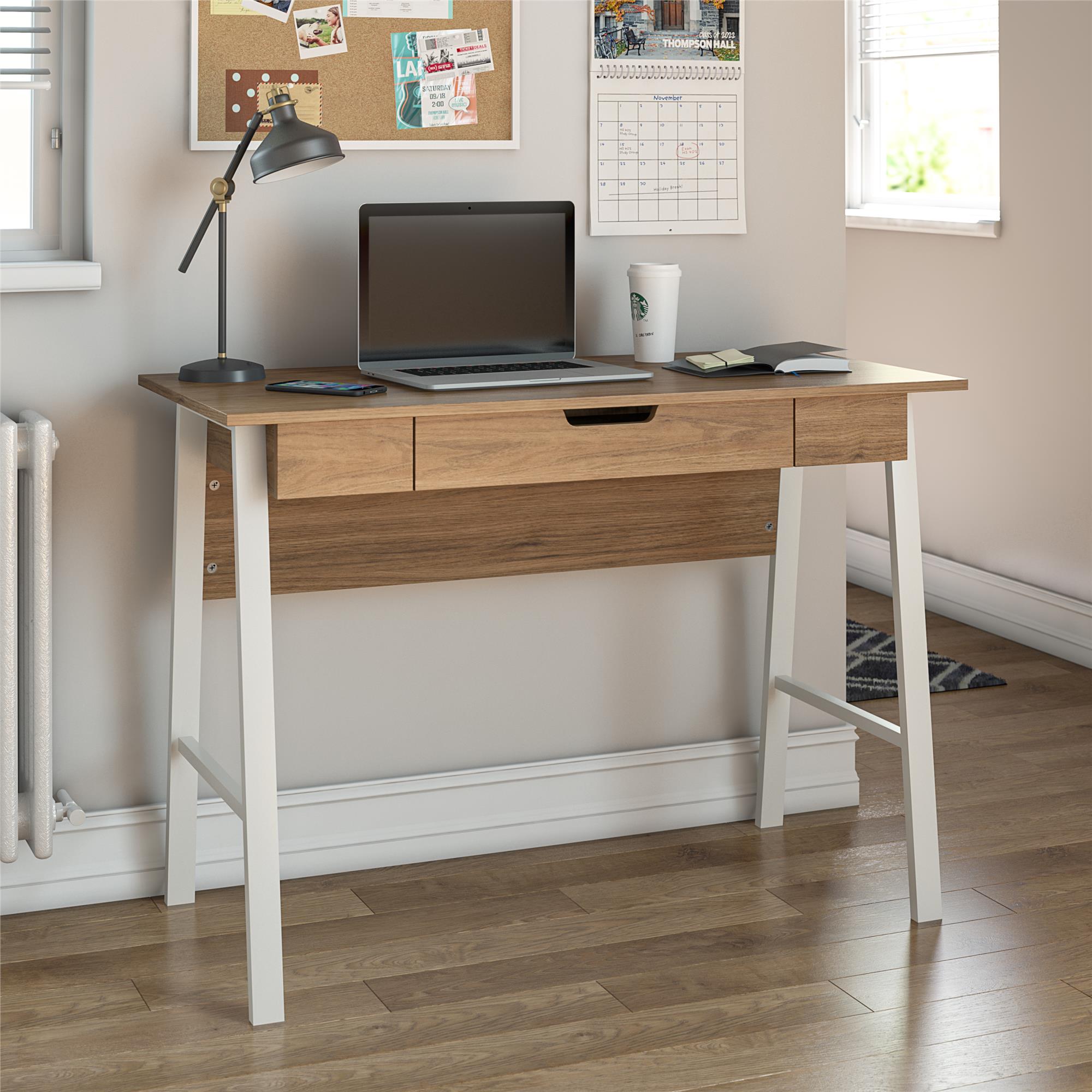 Ameriwood Home Oxford Computer Desk with Drawer - Walnut