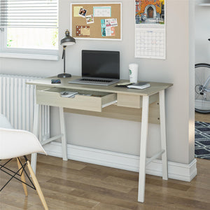Ameriwood Home Oxford Computer Desk with Drawer - Pale Oak