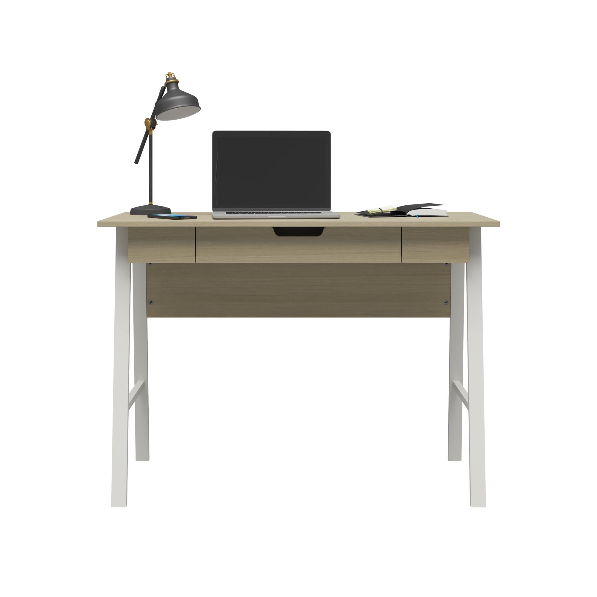Ameriwood Home Oxford Computer Desk with Drawer - Pale Oak