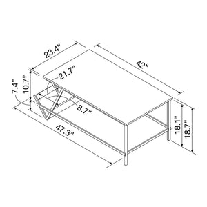 Novogratz Regal Coffee Table - Blue
