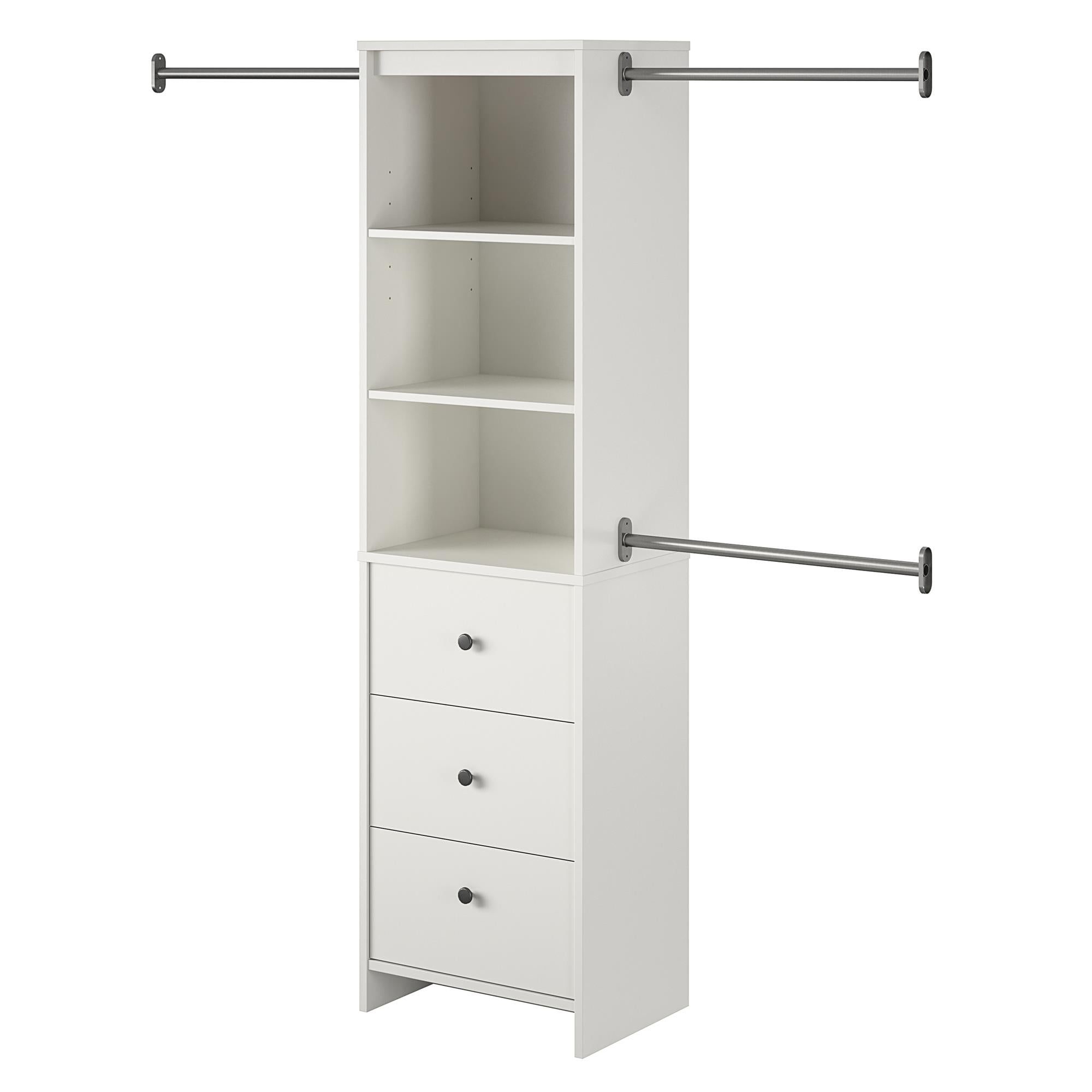 Systembuild Evolution Beckett Closet Storage Organizer - White