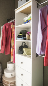 Systembuild Evolution Beckett Closet Storage Organizer - White