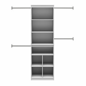 Systembuild Evolution Closet Storage System - Dove Gray