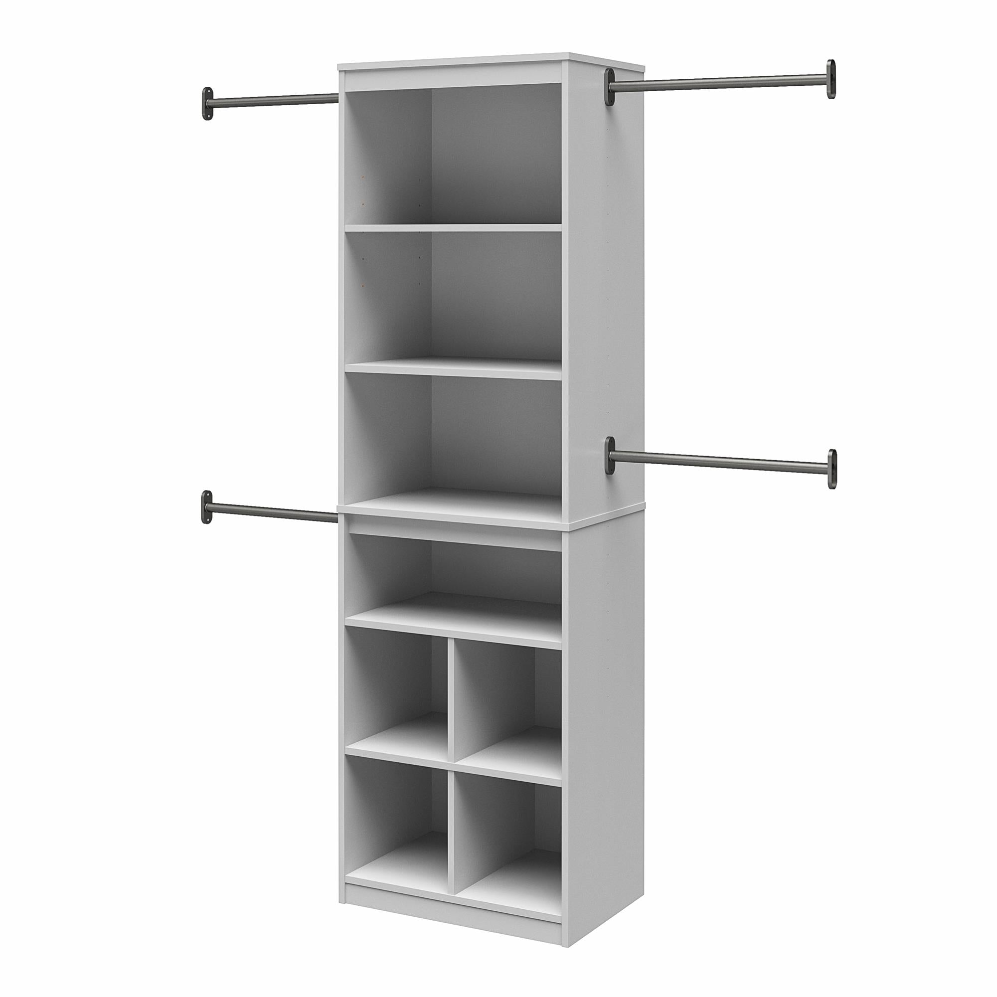 Systembuild Evolution Closet Storage System - Dove Gray