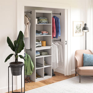 Systembuild Evolution Closet Storage System - Dove Gray