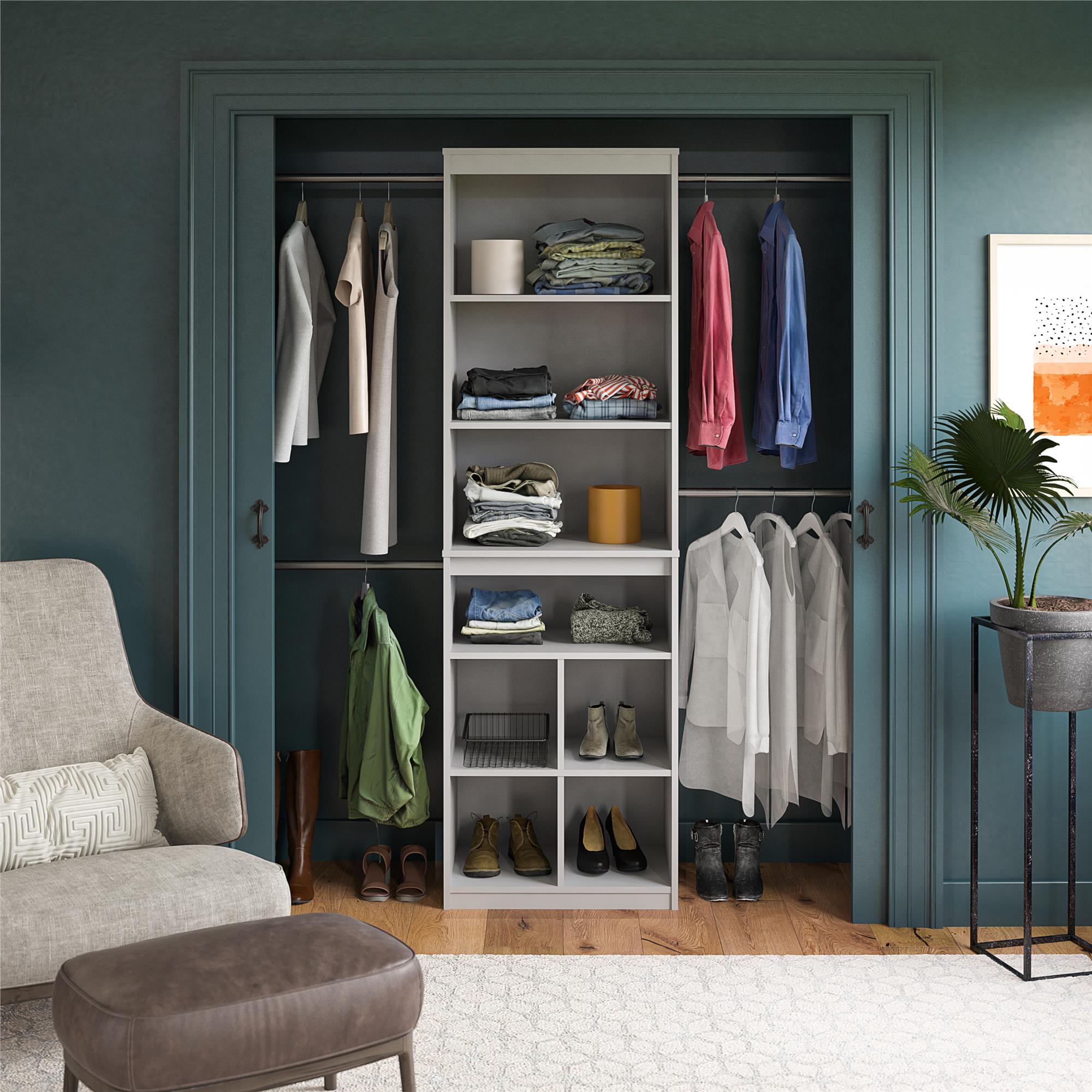 Systembuild Evolution Closet Storage System - Dove Gray