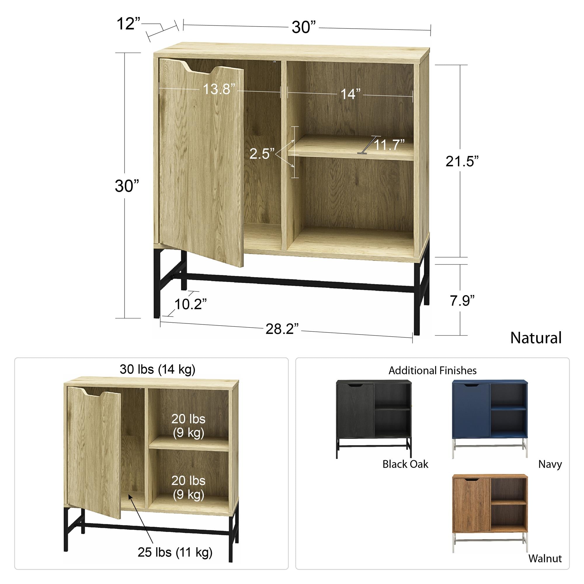 Ameriwood Home Modine Bookcase - Natural