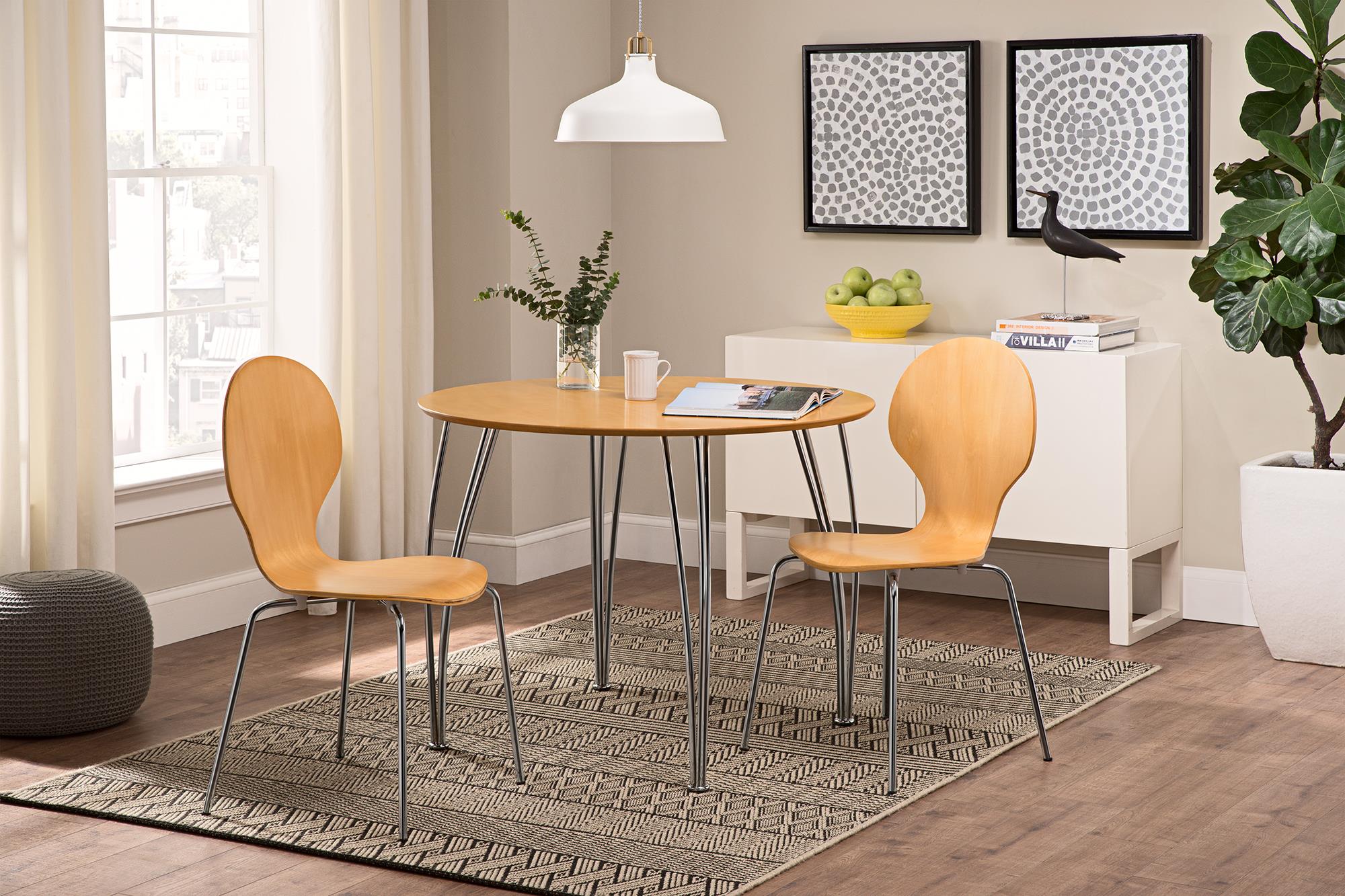 DHP Round Dining Table Top - Natural