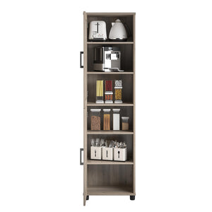 Systembuild Evolution Dwyer 2 Door Kitchen Pantry Cabinet - Gray Oak