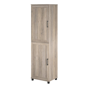 Systembuild Evolution Dwyer 2 Door Kitchen Pantry Cabinet - Gray Oak