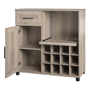 Systembuild Evolution Dwyer Bar Cabinet - Gray Oak
