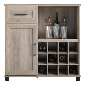 Systembuild Evolution Dwyer Bar Cabinet - Gray Oak