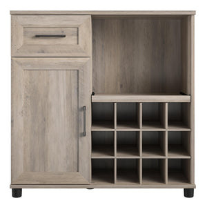 Systembuild Evolution Dwyer Bar Cabinet - Gray Oak