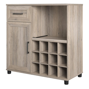 Systembuild Evolution Dwyer Bar Cabinet - Gray Oak