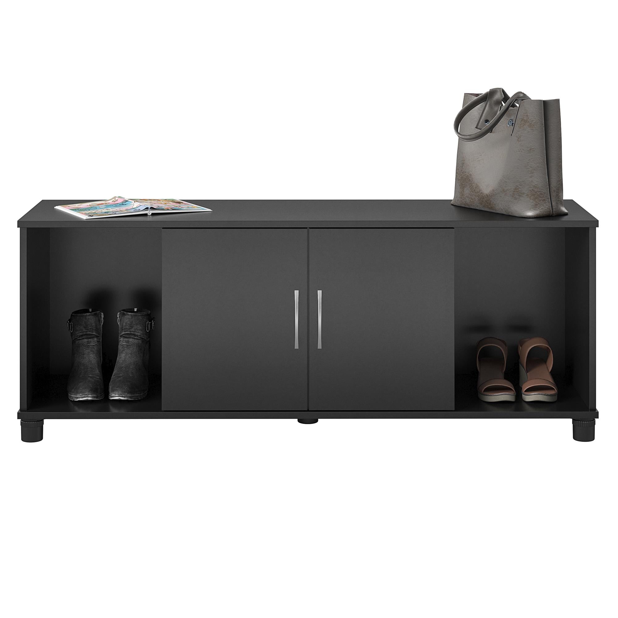 Systembuild Evolution Lory Shoe Storage Bench - Black