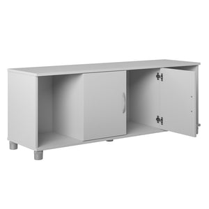 Systembuild Evolution Lory Shoe Storage Bench - Dove Gray