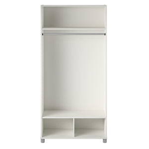 Systembuild Evolution Lory 36" Wide Mudroom Cabinet - White