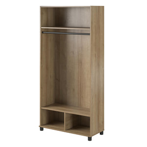 Systembuild Evolution Lory 36" Wide Mudroom Cabinet - Natural