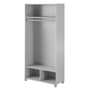 Systembuild Evolution Lory 36" Wide Mudroom Cabinet - Dove Gray