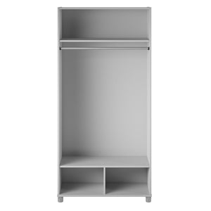 Systembuild Evolution Lory 36" Wide Mudroom Cabinet - Dove Gray