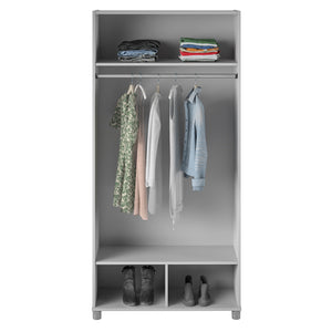 Systembuild Evolution Lory 36" Wide Mudroom Cabinet - Dove Gray