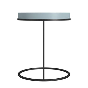 Cortney's Collection Perry Round Accent Table - Powder Blue