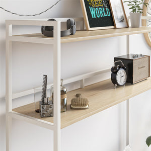 Novogratz Beverly Over-The-Bed Storage for Twin & XL Twin Beds - Blonde Oak