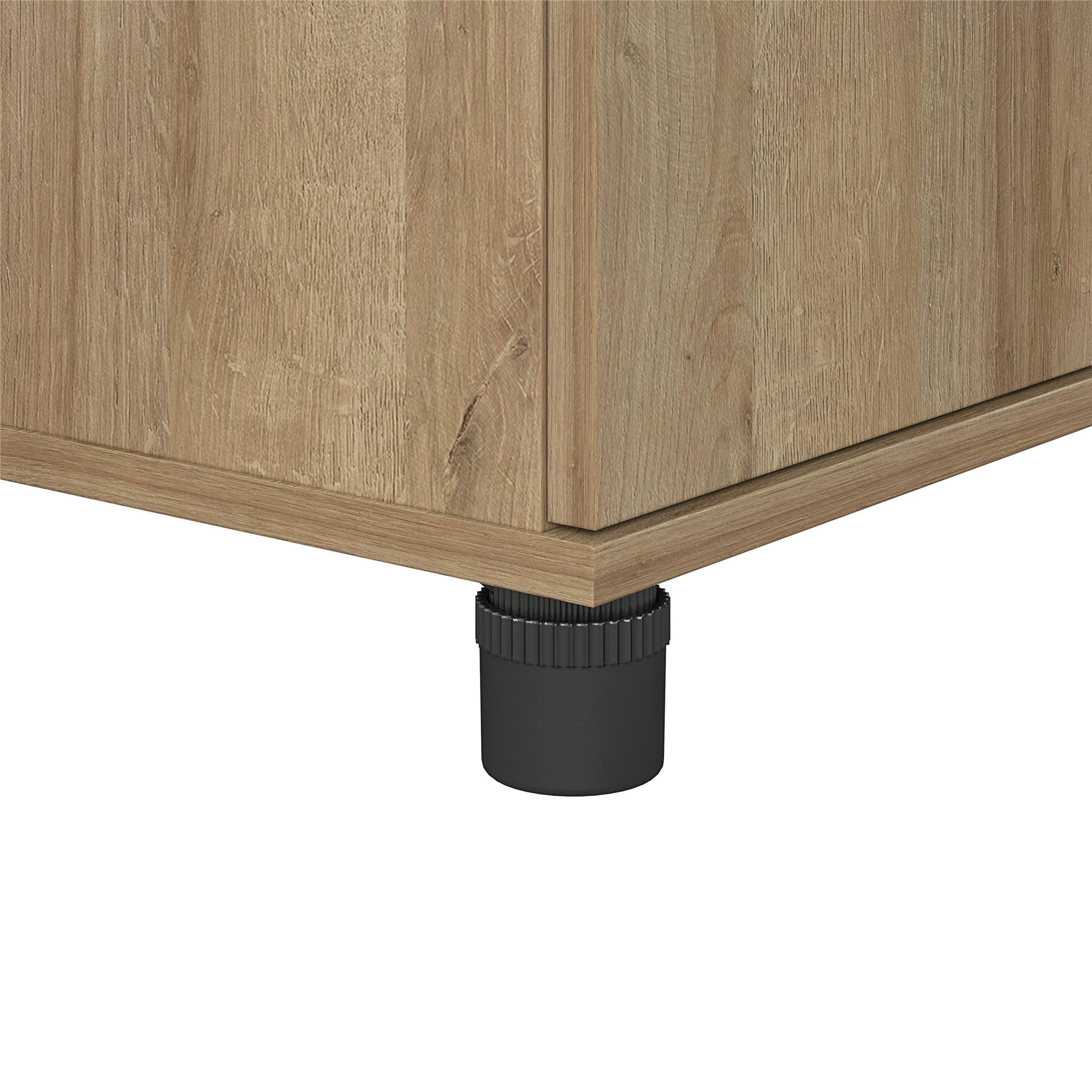 Systembuild Evolution Lory Hobby and Craft Desk with Storage Cabinet - Natural