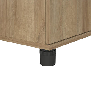 Systembuild Evolution Lory Hobby and Craft Desk with Storage Cabinet - Natural