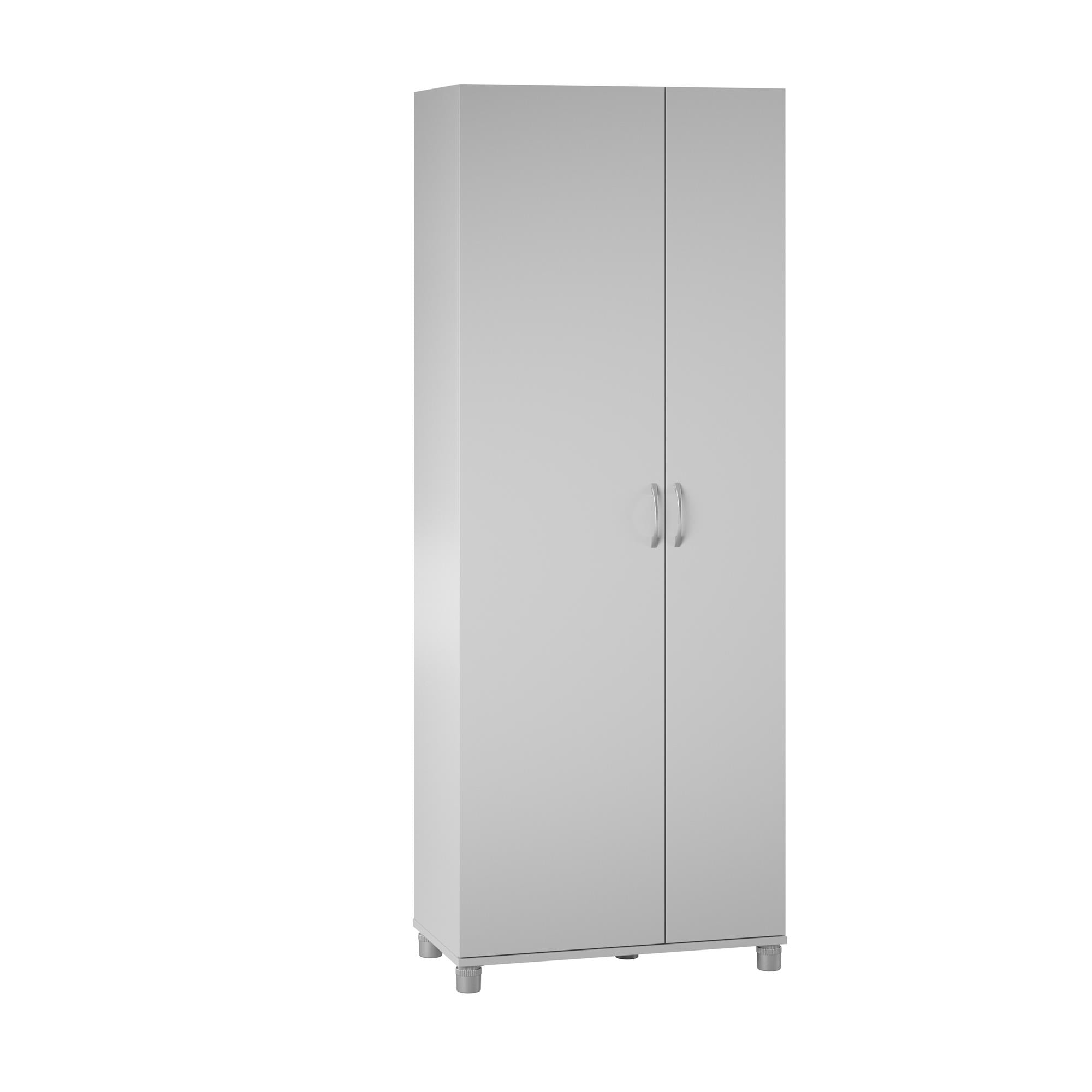 Systembuild Evolution Lory Tall Asymmetrical Storage Cabinet - Dove Gray