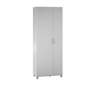 Systembuild Evolution Lory Tall Asymmetrical Storage Cabinet - Dove Gray
