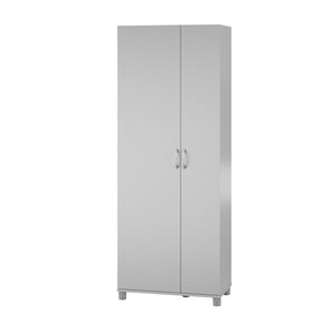 Systembuild Evolution Lory Tall Asymmetrical Storage Cabinet - Dove Gray