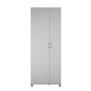 Systembuild Evolution Lory Tall Asymmetrical Storage Cabinet - Dove Gray