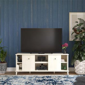 Ameriwood Home Farnsworth TV Stand for TVs up to 55" - Ivory Oak