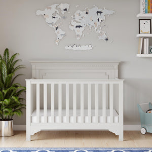 Safety 1st Cozy Snuggles Deluxe Dual 2-in-1 Baby Crib and Toddler Mattress - White - Crib & Toddler Mattress