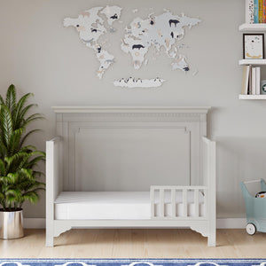 Safety 1st Cozy Snuggles Deluxe Dual 2-in-1 Baby Crib and Toddler Mattress - White - Crib & Toddler Mattress