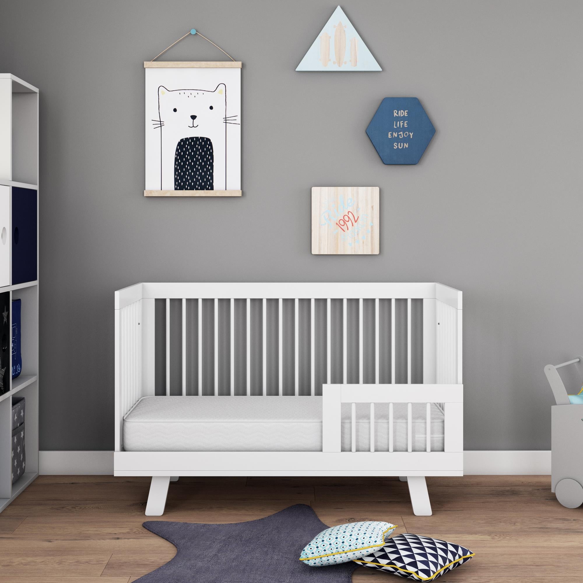 Safety 1st Cozy Snuggles Standard Firm Baby Crib & Toddler Bed Mattress - White - Crib & Toddler Mattress