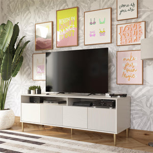 Mr. Kate Daphne TV Console  - Taupe