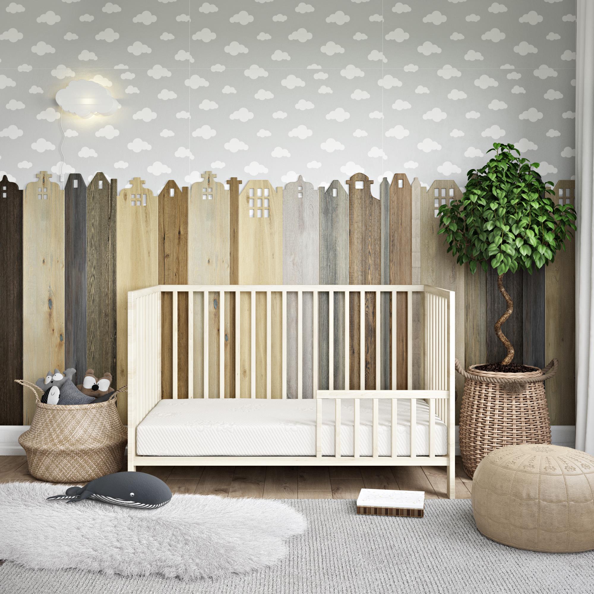Safety 1st Little Snuggles Supreme Firm Baby Crib & Toddler Bed Mattress - White - Crib & Toddler Mattress