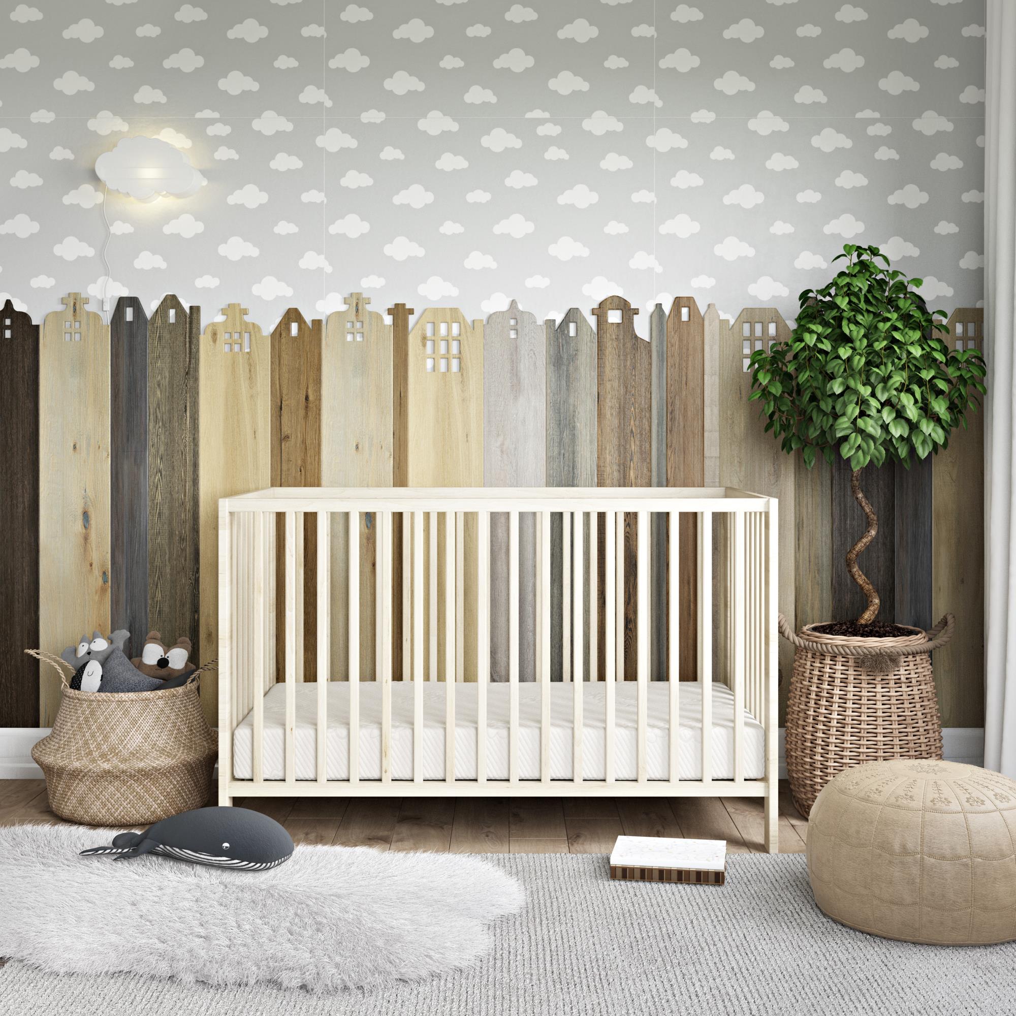 Safety 1st Little Snuggles Supreme Firm Baby Crib & Toddler Bed Mattress - White - Crib & Toddler Mattress