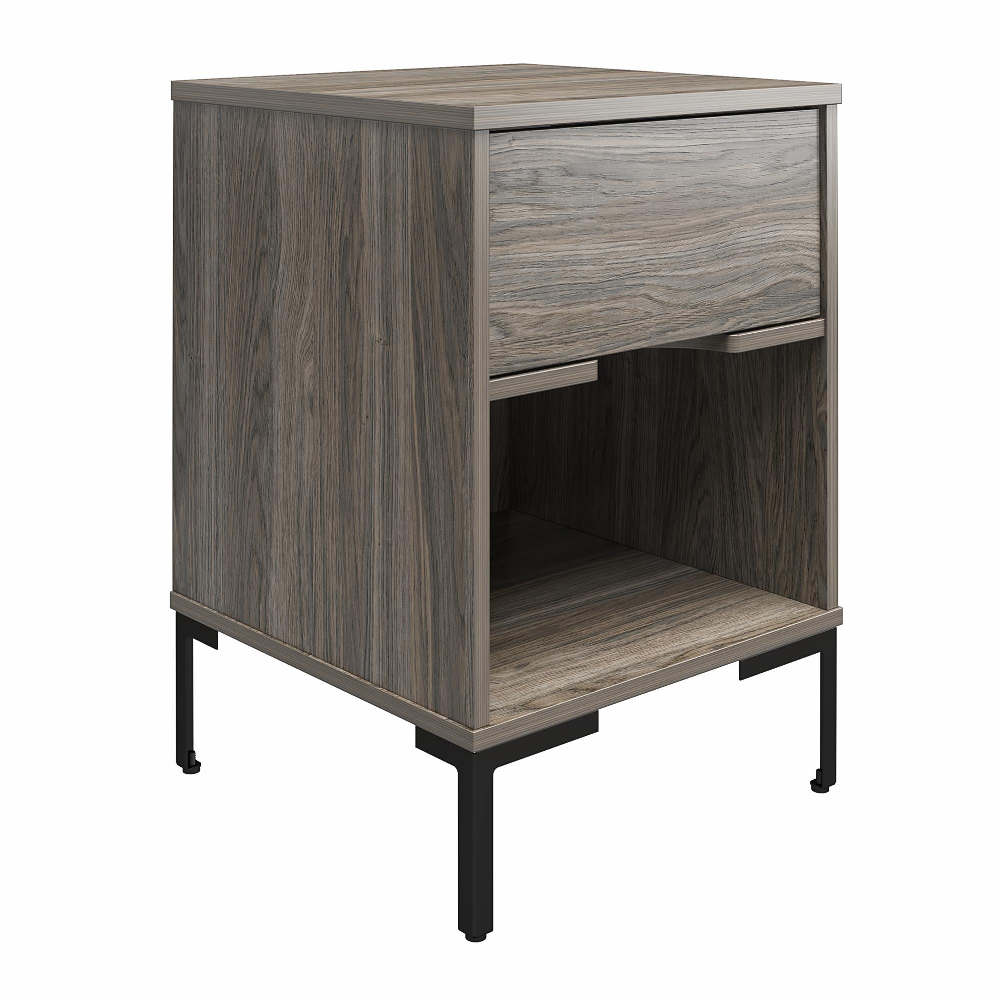 Ameriwood Home Rolland Nightstand - Weathered Oak