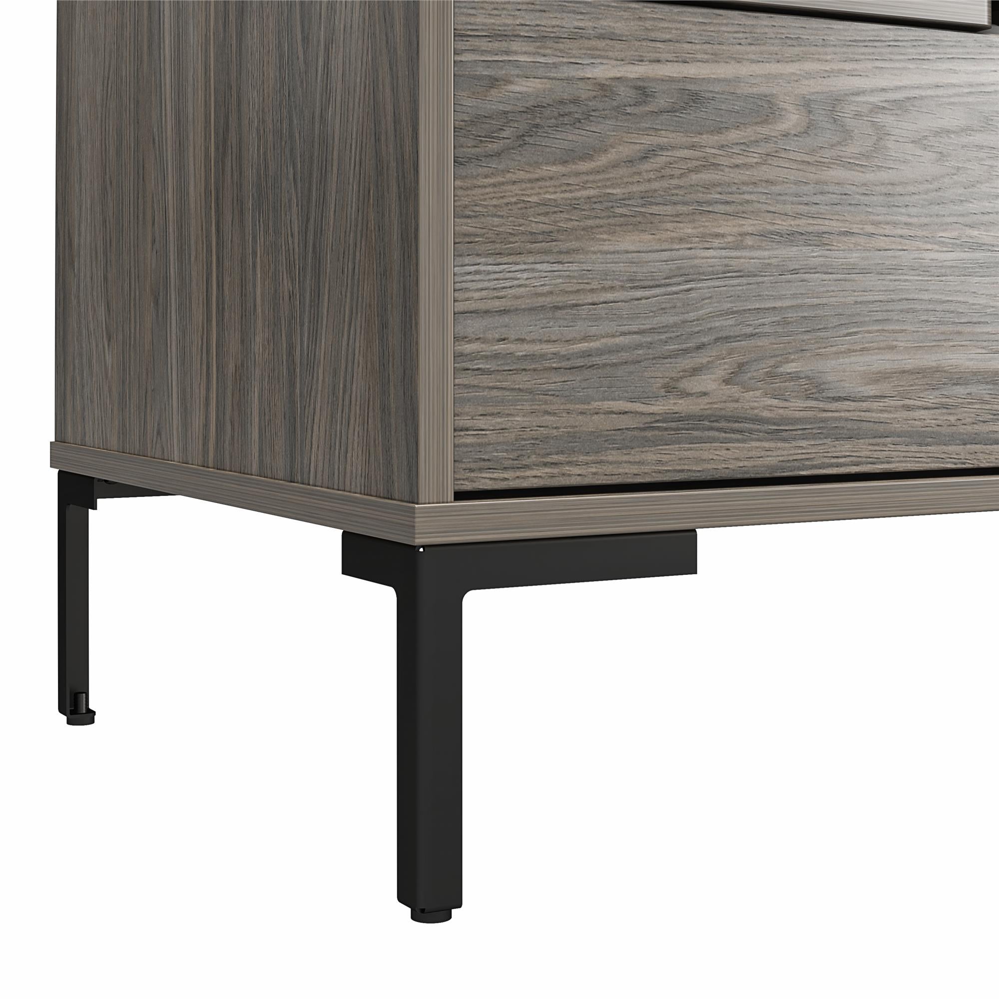 Ameriwood Home Rolland Tall 3-Drawer 1 Cubby Dresser - Weathered Oak