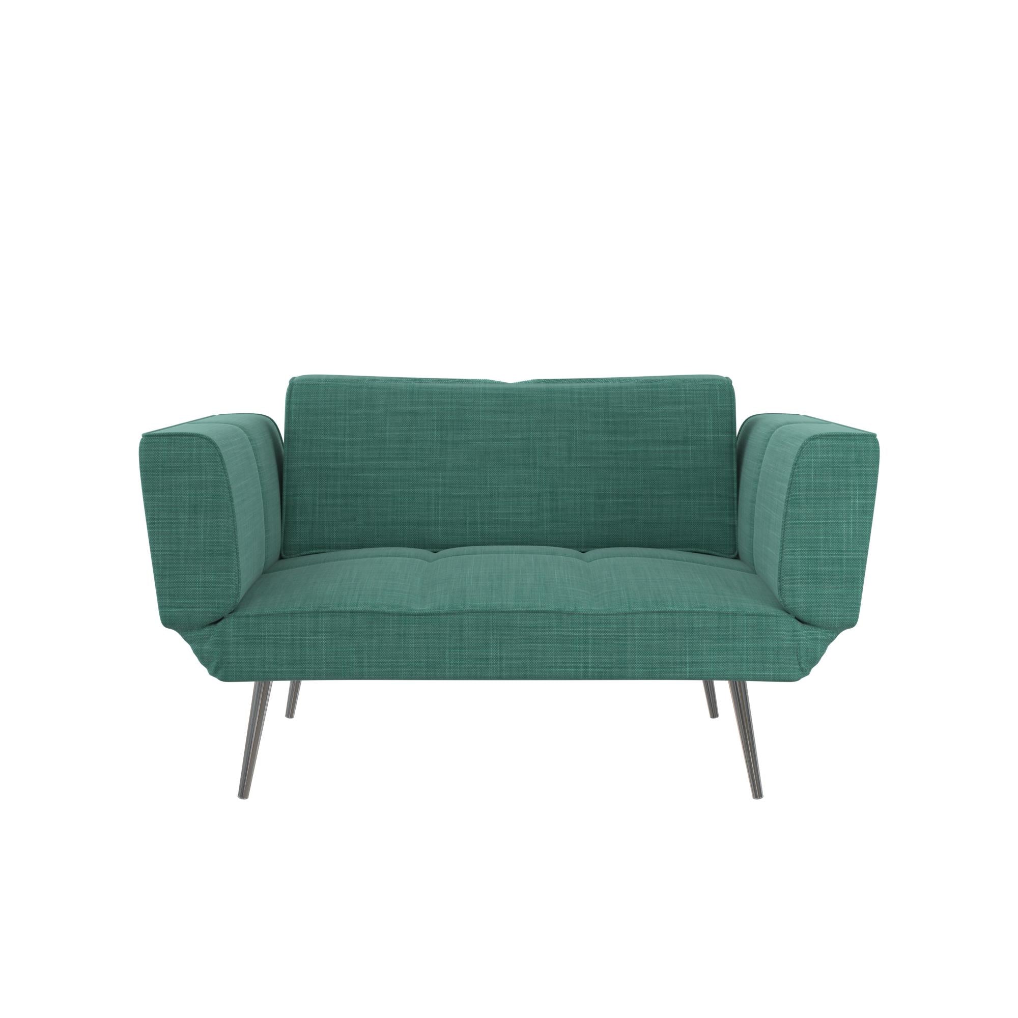 DHP Euro Futon with Magazine Storage - Teal
