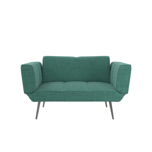 DHP Euro Futon with Magazine Storage - Teal
