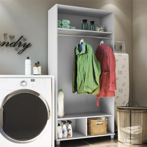 Systembuild Evolution Lory 36" Wide Mudroom Cabinet - Dove Gray