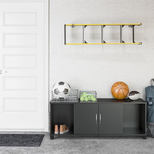 Systembuild Evolution Lory Shoe Storage Bench - Black