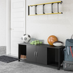 Systembuild Evolution Lory Shoe Storage Bench - Black