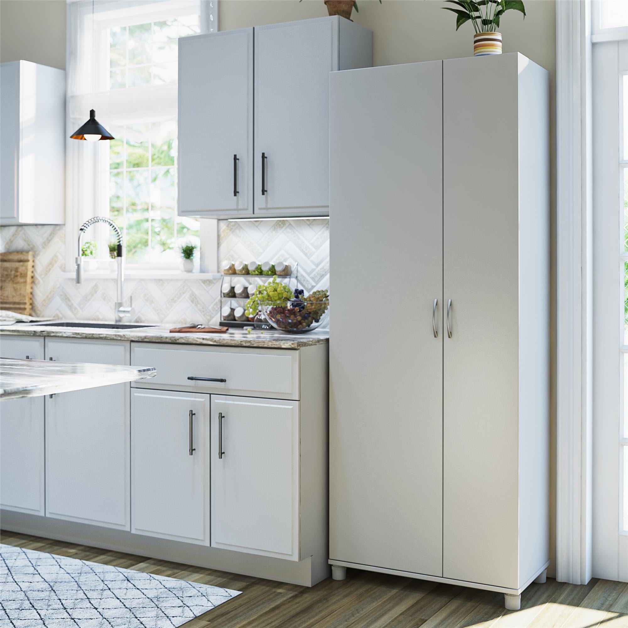 Systembuild Evolution Lory Tall Asymmetrical Storage Cabinet - Dove Gray
